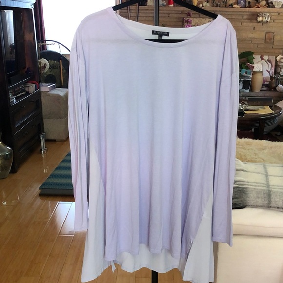 Eileen Fisher Tops - Eileen Fisher Lavender Long Sleeve Swing Tee